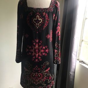 NWT INC floral tile print mini dress.  PM